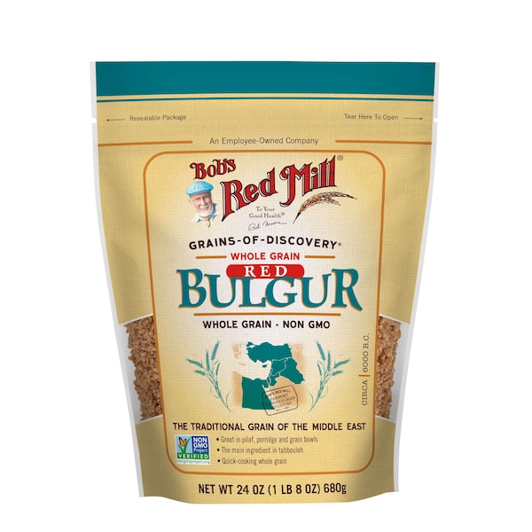 Bob's Red Mill Red Bulgur 24 oz. Resealable Pouches, PK4
